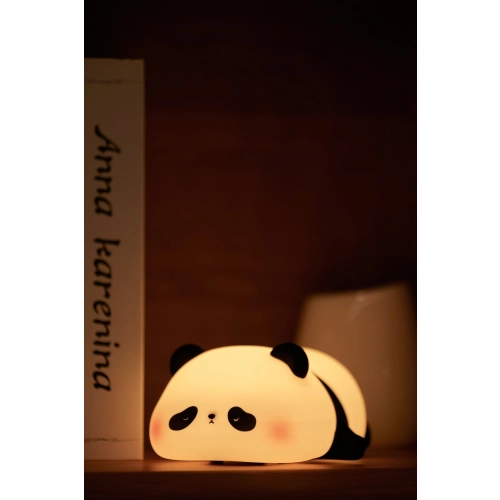 Silikonowa bezprzewodowa lampka nocna "Lying panda" - Фото № 2
