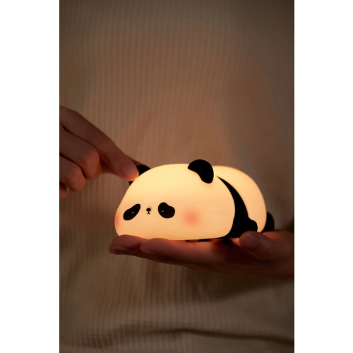 Silikonowa bezprzewodowa lampka nocna "Lying panda" - Фото № 4