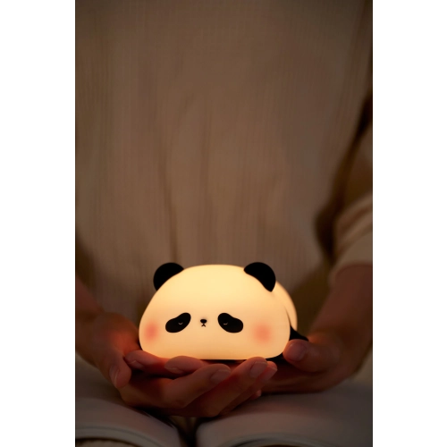 Silikonowa bezprzewodowa lampka nocna "Lying panda" - Фото № 6