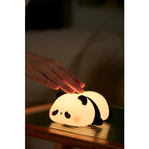 Silikonowa bezprzewodowa lampka nocna "Lying panda" - Фото № 7