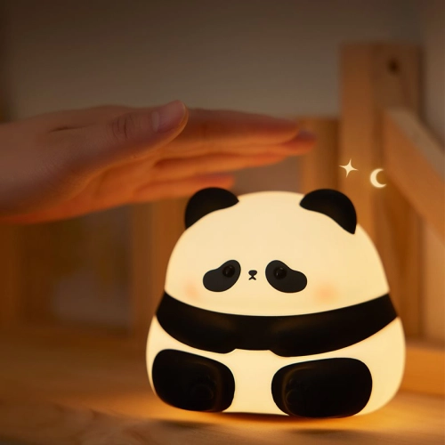 Silicone Wireless Night Light "Chubby panda" - Фото № 2