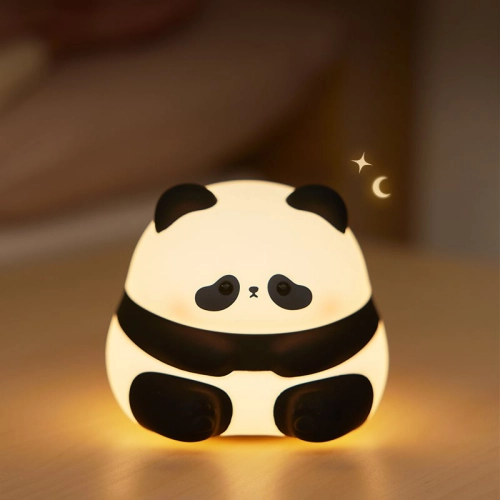 Silicone Wireless Night Light "Chubby panda" - Фото № 4