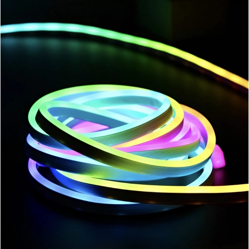 Smart flexible LED Neon RGB tape VALESO 5 meters with remote control and app - Фото № 4