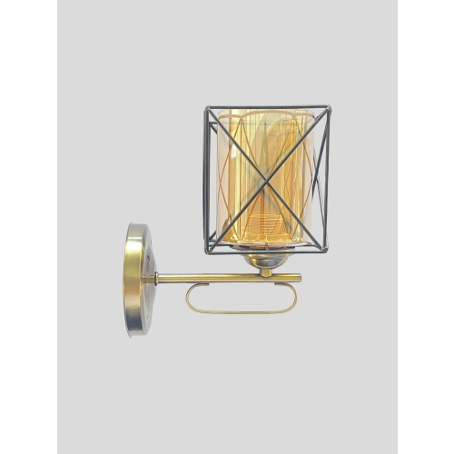 Wall sconce B-91207/1 bronze+black