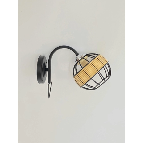 Wall light B-91179A/1 black+chrome