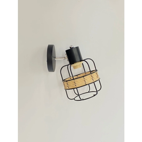 Wall light B-91180K/1 black+chrome