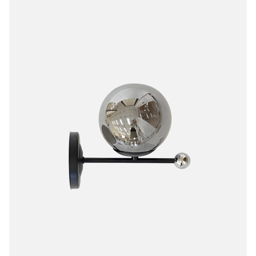 Wall light B-91191/1 black+chrome