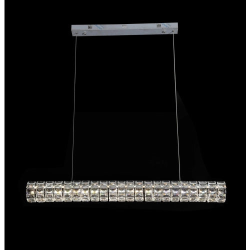 Люстра потолочная светодиодная VALESO 6709-800L, хромовый