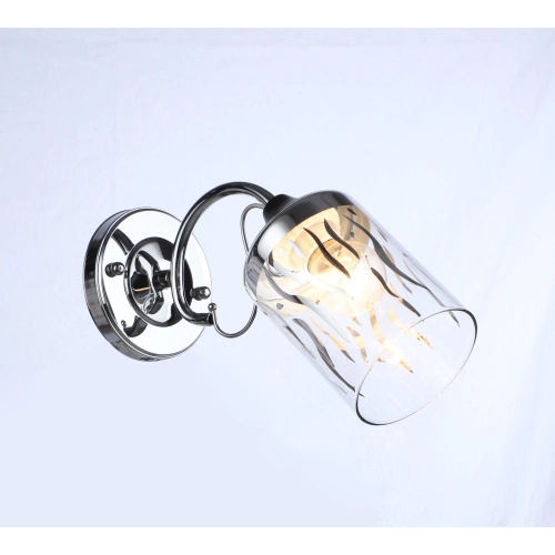 Wall sconce Sirius B C1412/1W BK+CH