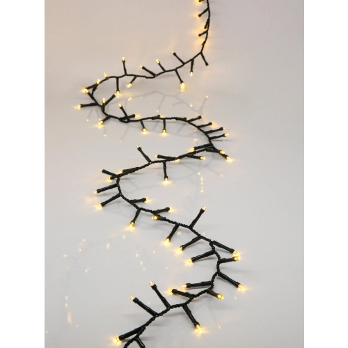 LED String Light VALESO "Firework" Multi-mode, 200 LEDs, 2.3 m, Warm White Light, Green Wire - Фото № 2