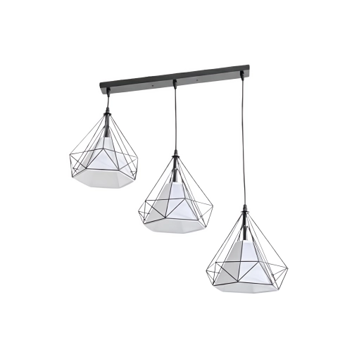 Pendant Lamp 3 Lights VALESO TY01B-3 Loft Black E27