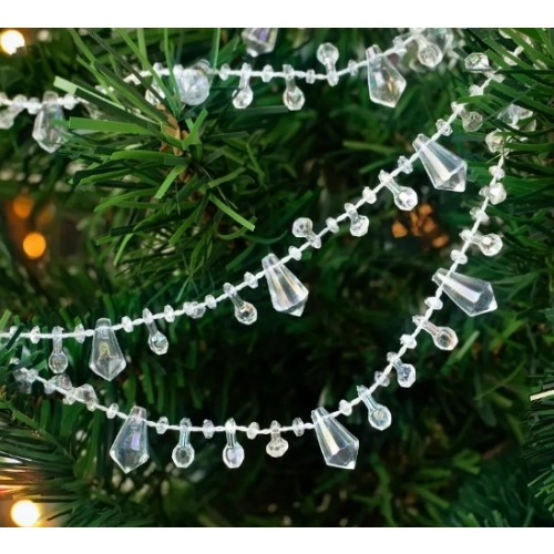 Garland Mini-LED VALESO Crystal Warm Light Silver Wire LKS8902