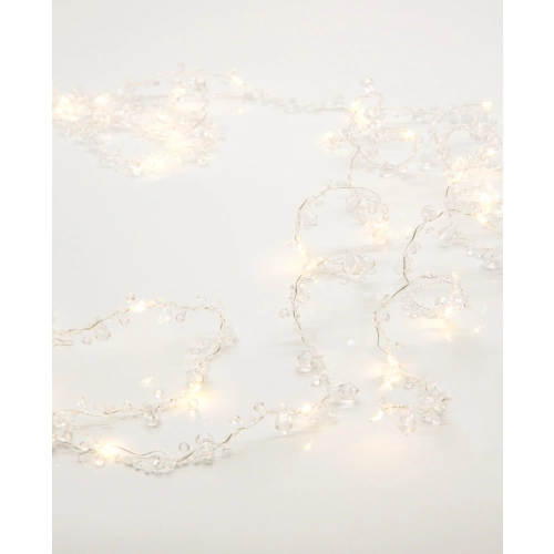 Garland Mini-LED VALESO Crystal Warm Light Silver Wire LKS8902 - Фото № 1