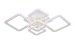 Ceiling Chandelier LED VALESO Acrylic/Metal White RGB 2966/5 RGB WT