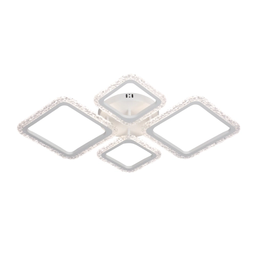Ceiling Chandelier LED VALESO Acrylic/Metal White 84W 2966/2+2 - Фото № 1