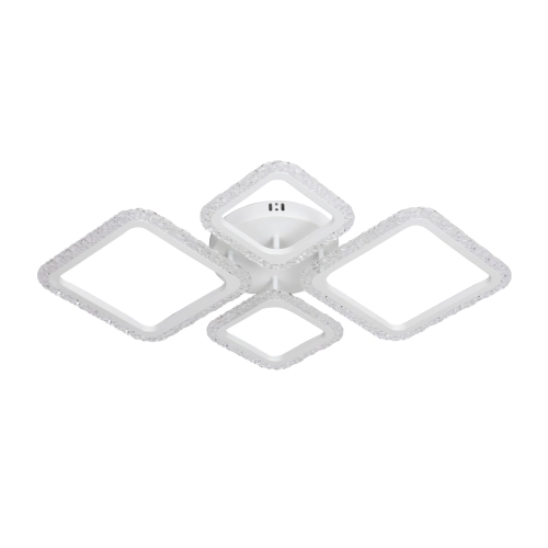 Ceiling Chandelier LED VALESO Acrylic/Metal White 84W 2966/2+2 - Фото № 2