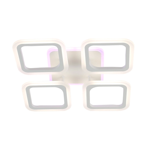 Ceiling Chandelier LED VALESO Acrylic/Metal White RGB 64W 2055/4