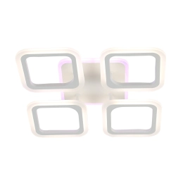 Ceiling Chandelier LED VALESO Acrylic/Metal White RGB 64W 2055/4