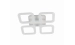 Ceiling Chandelier LED VALESO Acrylic/Metal White RGB 64W 2055/4 - Фото № 1