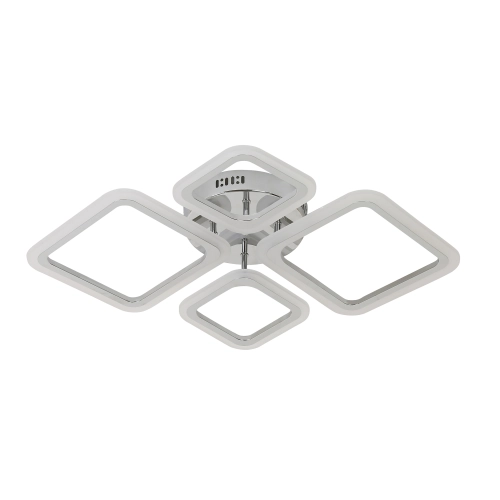 Ceiling Chandelier LED VALESO Steel/Acrylic White 100W 2055/2+2 - Фото № 1