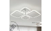 Ceiling Chandelier LED VALESO Steel/Acrylic White 100W 2055/2+2 - Фото № 4