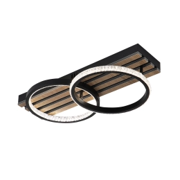 Ceiling LED Chandelier VALESO 3302/2 Acrylic+Metal+Wood Dimmable