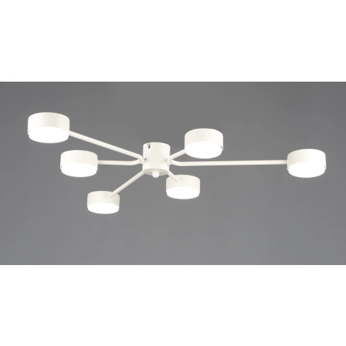 Ceiling Chandelier LED VALESO N6711/6 Round GX53 White