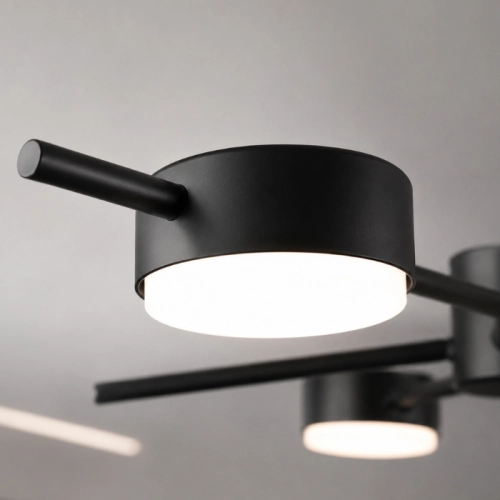 Ceiling Chandelier LED 8-light VALESO N6717/8 GX53 Black N6717/8 - Фото № 1