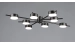 Ceiling Chandelier LED 8-light VALESO N6717/8 GX53 Black N6717/8 - Фото № 4