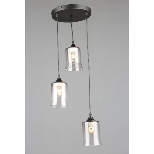 Pendant Chandelier 3-light VALESO N6744/3H E27 Black N6744/3H