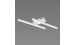 LED Ceiling Chandelier VALESO 2-Bulb 20W White Gold Steel Acrylic YH1310/2 - Фото № 4