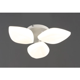 LED Ceiling Chandelier VALESO 3-Bulb 36W White Steel Acrylic 3000K+6500K YH1411/3