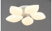 LED Ceiling Chandelier VALESO 5-Bulb 60W White Steel Acrylic 3000K+6500K YH1411/5
