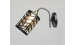 Wall Sconce VALESO 1-Bulb E27 Black Copper Glass Steel N5943/1W