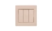 Switch 3-key cream Valeso BK-2005