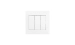 Switch 3-key white Valeso BW-2005