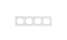 Frame Valeso РW-1004 4-section white frame