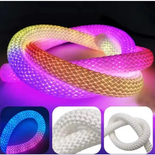 VALESO 5m 250LED RGB smart braided LED strip with remote control and app control - Фото № 3