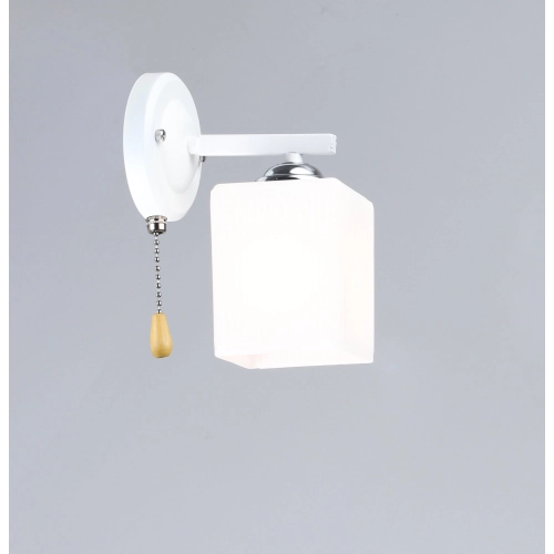 Wall lamp sconce VALESO N6788/1W for bedroom living room white chrome