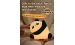 Silicone LED Touch Night Light Kung Fu Panda VALESO A038 for Bedroom Rechargeable White-Black - Фото № 1