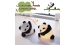 Silicone LED Touch Night Light Kung Fu Panda VALESO A038 for Bedroom Rechargeable White-Black - Фото № 9