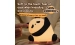 Silicone LED Touch Night Light Kung Fu Panda VALESO A038 for Bedroom Rechargeable White-Black - Фото № 13