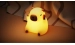 Silicone LED Touch Night Light Sitting Capybara VALESO A042 for Bedroom Rechargeable Beige - Фото № 1