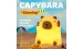 Silicone LED Touch Night Light Sitting Capybara VALESO A042 for Bedroom Rechargeable Beige - Фото № 3