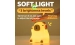 Silicone LED Touch Night Light Sitting Capybara VALESO A042 for Bedroom Rechargeable Beige - Фото № 6