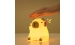 Silicone LED Touch Night Light Sitting Capybara VALESO A042 for Bedroom Rechargeable Beige - Фото №1