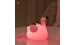 Silicone LED Touch Night Light Flamingo VALESO A049 for Bedroom Rechargeable Pink - Фото № 2