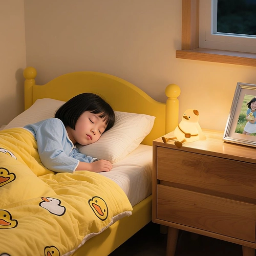 Silicone LED Touch Night Light Duckling VALESO A050 for Bedroom Rechargeable White - Фото № 6