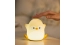 Silicone LED Touch Night Light Penguin VALESO A051 for Bedroom Rechargeable Beige - Фото №1