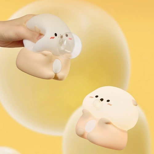 Silicone LED Touch Night Light Otter VALESO A066 for Bedroom Soft Toy Light - Фото № 1